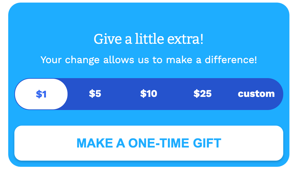 One-time gift option in-app